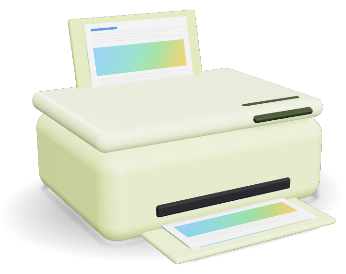 Compact home printer