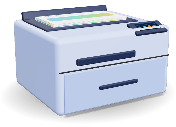 Wireless Color Laser Printer, 22 ppm, Duplex