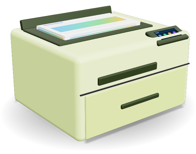 Wireless Color Laser Printer, 25 ppm, Duplex