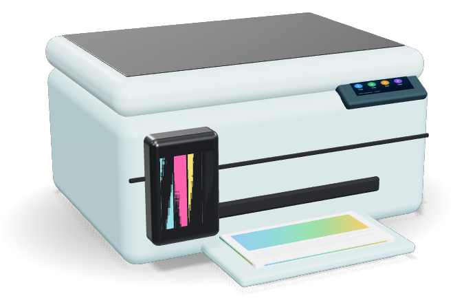 Wireless Refillable Ink Tank All-in-One Printer, 11 ppm